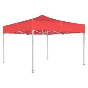 Ugaoo Waterproof Gazebo Tent/Canopy for Outdoor & Terrace Garden (10 * 10, Red)