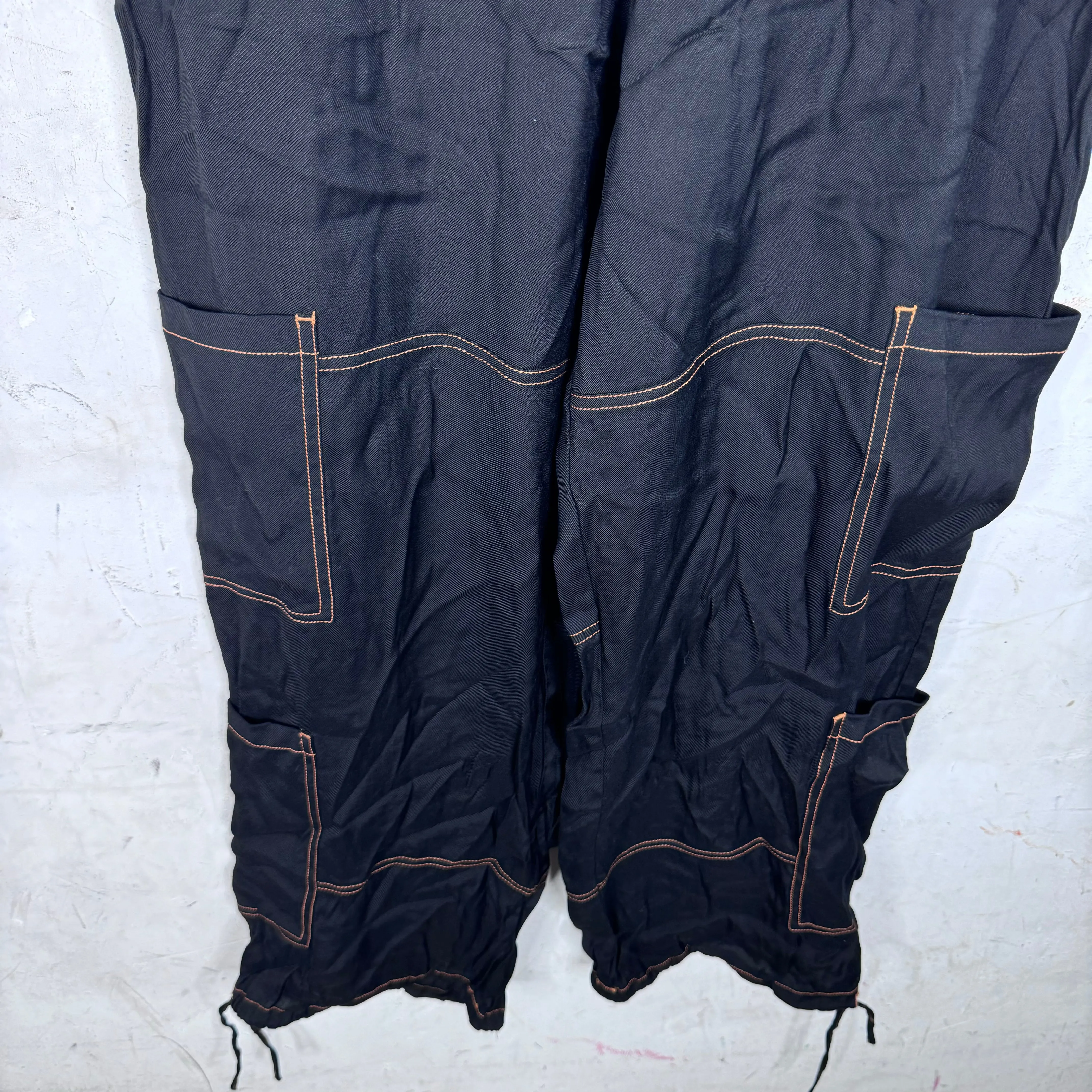 Wales Bonner Viscose Multi Cargo Pants