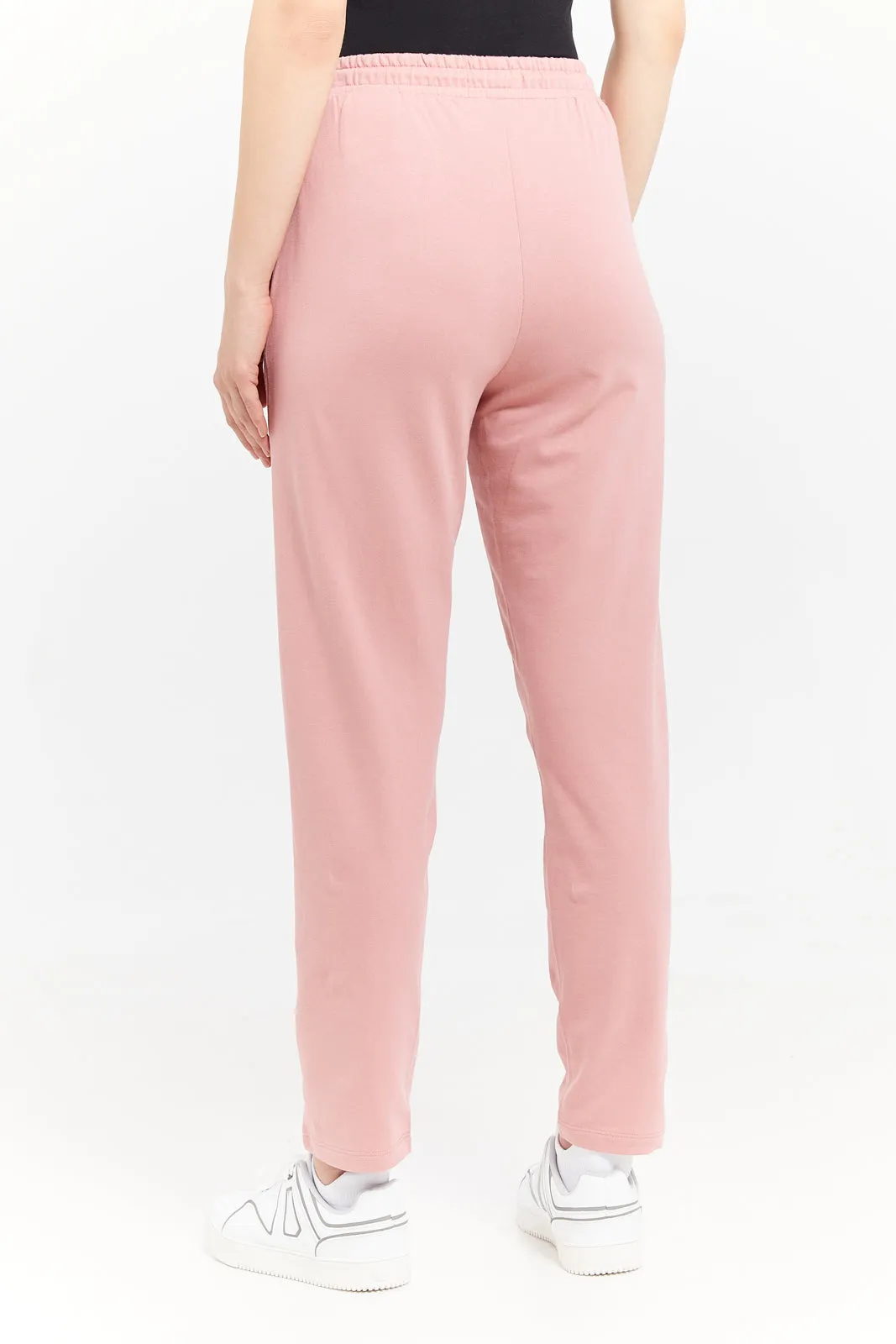 Women Pink Printed Joggers