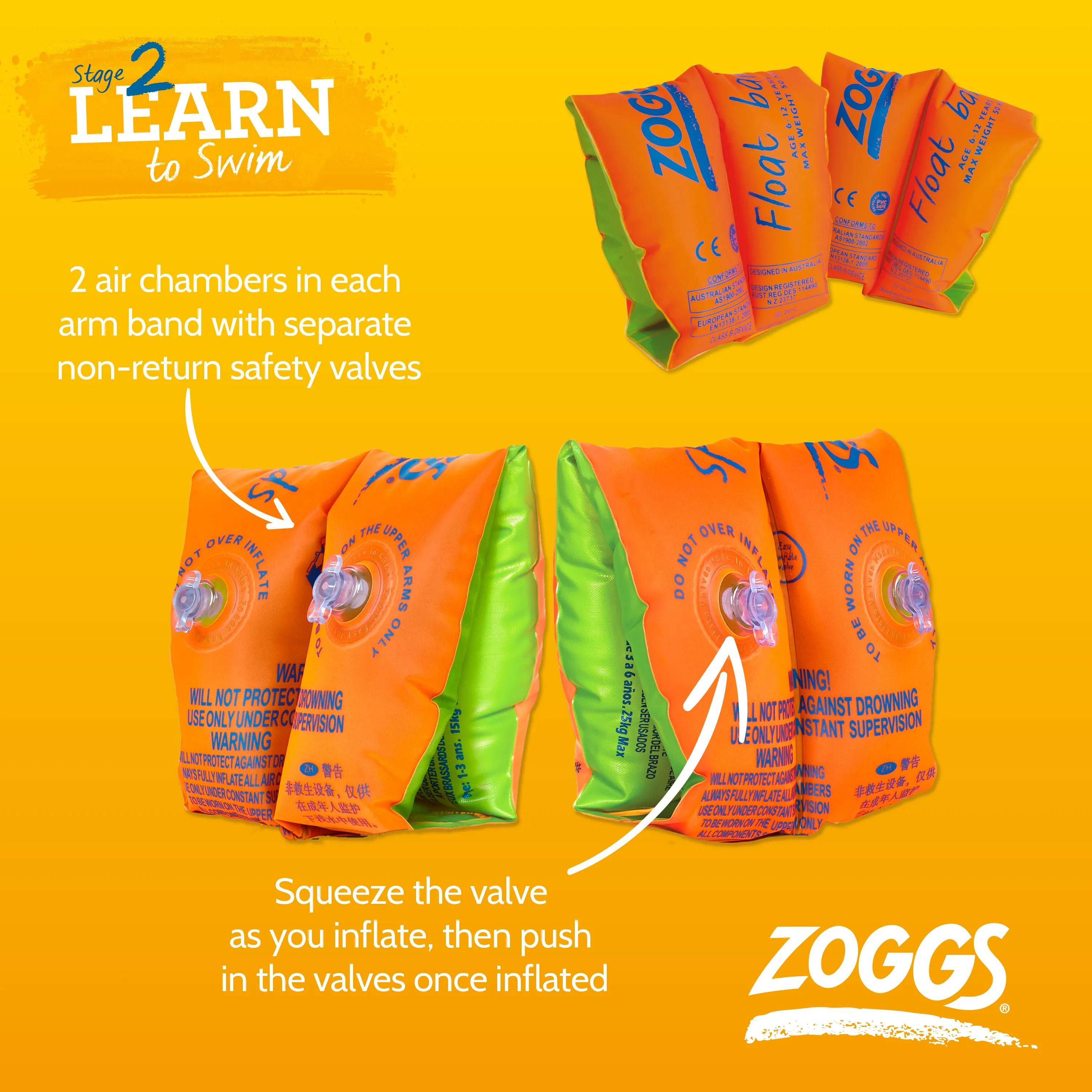 Zoggs Float Bands